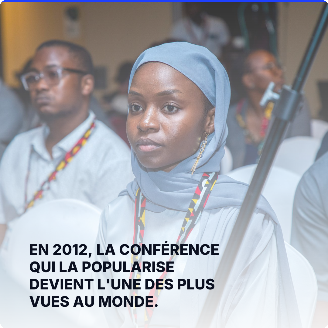 En 2012, la conférence qui la popularise devient l'une des plus vues au monde.