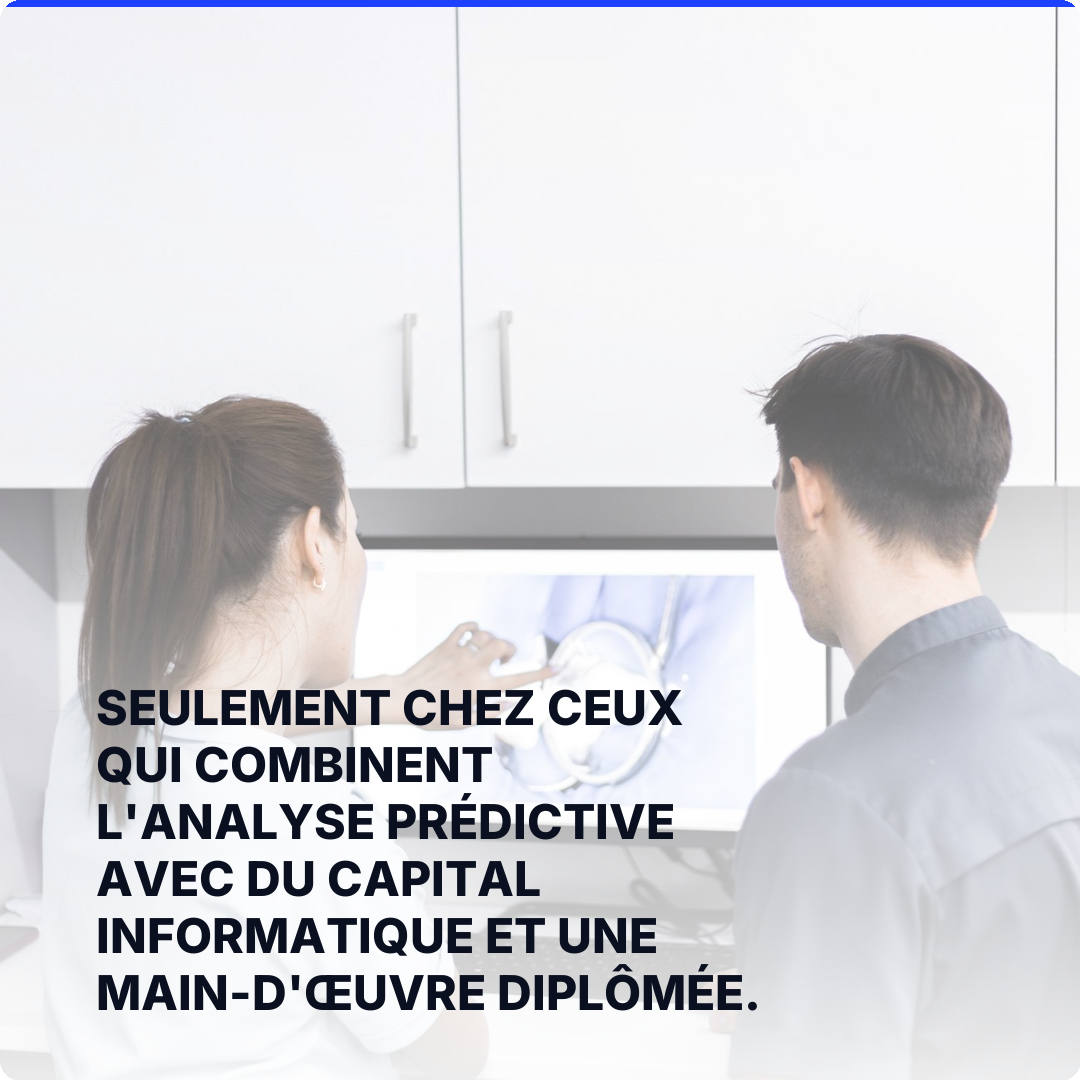 Seulement chez ceux qui combinent l'analyse prédictive avec du capital informatique et une main-d'œuvre diplômée.